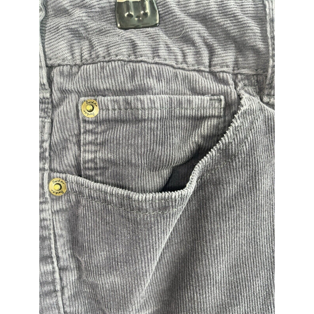 Boden Women's Corduroy Gray Straight Leg Jeans Size 14 R US Cotton Blend - Picture 10 of 11